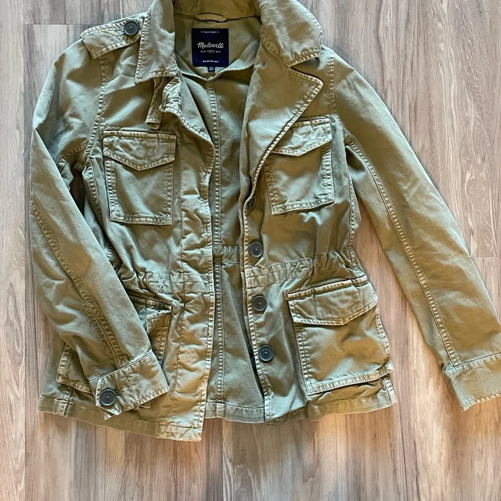Madewell Olive Utility Jacket - Picture 4 of 4